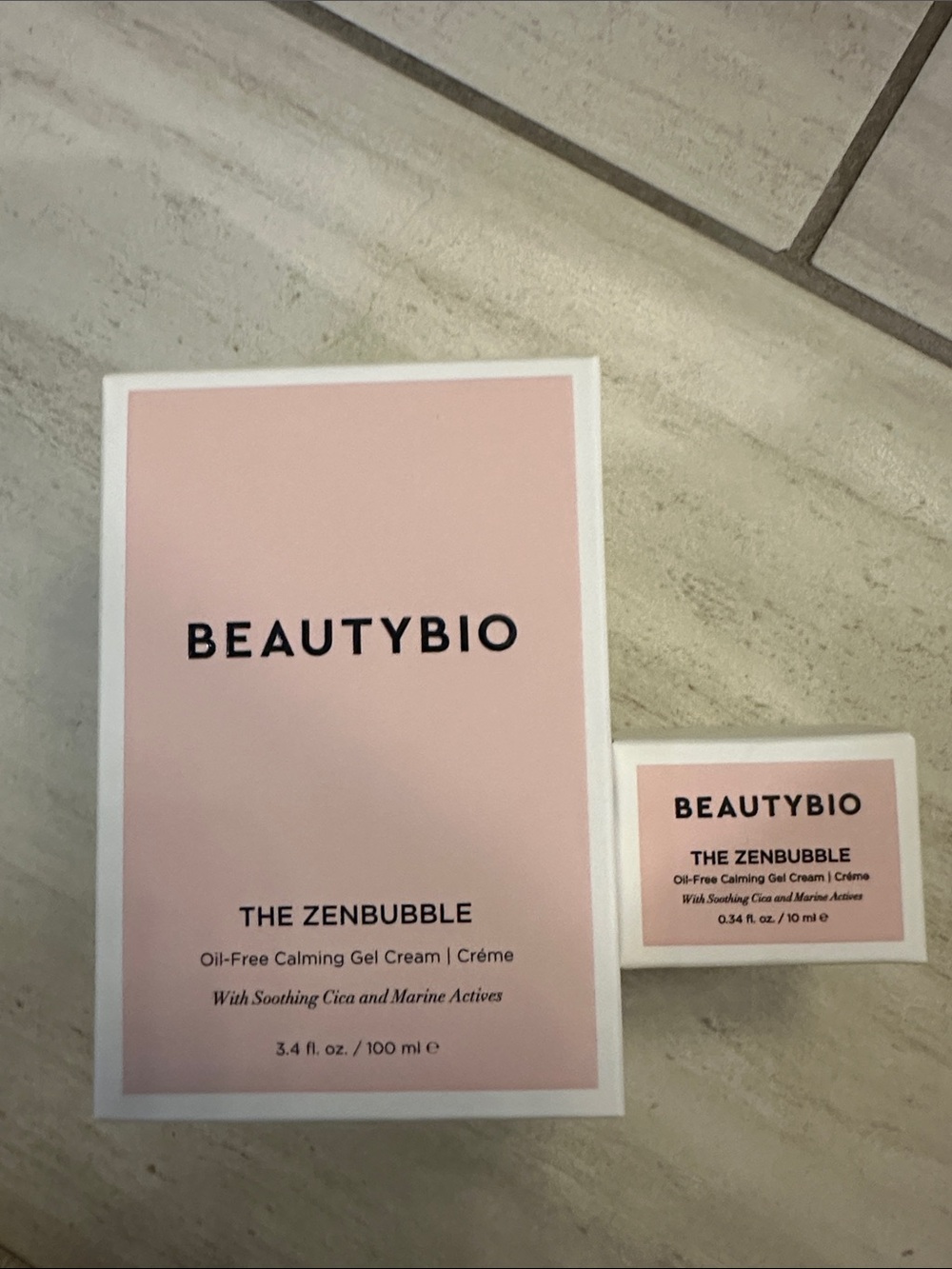 BEAUTYBIO The ZenBubble Oil-Free Calming Gel Cream 3.4 ounce and travel!! New!